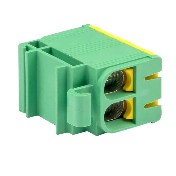 EKF PROxima Клемма силовая вводная двойная КСВ 16-50 желто-зеленая