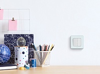Выключатель Legrand Inspiria двухкл белый