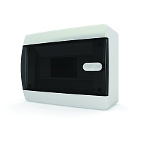 Бокс накладной Tekfor CNK 8 мод бел./прозр.