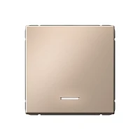 Systeme Electric ArtGallery Песочный Выключатель 1-клавишный с подсветкой, сх.1а, 10АХ, механизм