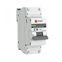 EKF PROxima  ВА 47-100 Автоматический выключатель  (С) 1P 16А 10kA