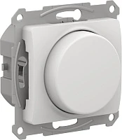 Светорегулятор Schneider Electric Glossa Белый поворотно-нажимной, 315Вт, механизм