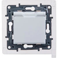 Legrand Etika Белый Розетка 2К+З IP44