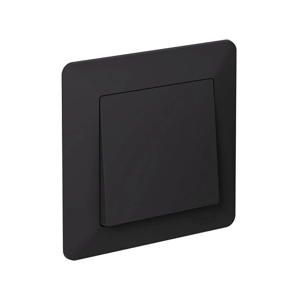 Systeme Electric AtlasDesign Air Карбон/дымчатый черный Рамка 1-ая