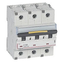 Автоматический выключатель Legrand DX3 3П C100A 10kA/16kA 4,5 модуля