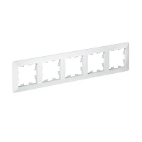 Systeme Electric AtlasDesign Air Лотос/дымчатый белый Рамка 5-ая