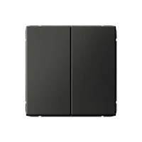 Systeme Electric ArtGallery Базальт Выключатель 2-клавишный, сх.5, 10АХ, механизм