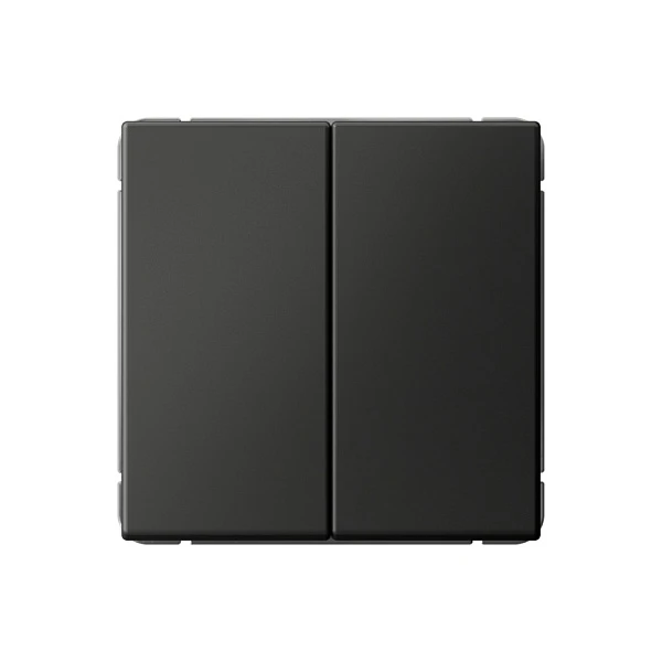 Systeme Electric ArtGallery Базальт Выключатель 2-клавишный, сх.5, 10АХ, механизм