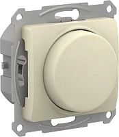 Светорегулятор Schneider Electric Glossa Бежевый поворотно-нажимной, 315Вт, механизм