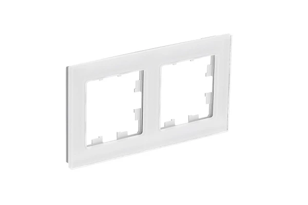 Systeme Electric AtlasDesign Nature Натуральное стекло Белый Рамка 2-ая