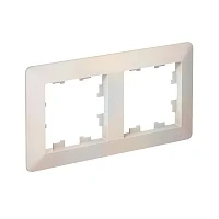 Systeme Electric AtlasDesign Air Жемчуг/дымчатый белый Рамка 2-ая