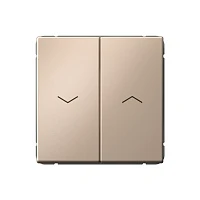 Systeme Electric ArtGallery Песочный Выключатель 2-клавишный для жалюзи, 2х сх.4, 10А, механизм