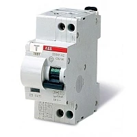 Дифференциальный автомат ABB DS901  C10A 30мА 1P+N 4,5 kА