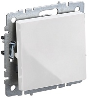 IEK BRITE Выключатель 1-клавишный самовозвратный 10А ВС10-1-4-БрБ белый