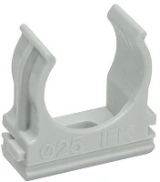 IEK ELASTA Держатель для труб (клипса) CF25 с защелкой