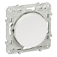 Выключатель Schneider Electric Odace Белый 2-кл с LED подсветкой подсветкой