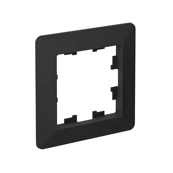 Systeme Electric AtlasDesign Air Карбон/дымчатый черный Рамка 1-ая