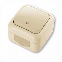 Vi-Ko ОУ крем кнопка звонка IP54
