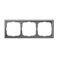 Systeme Electric ArtGallery Сталь Рамка 3-ая, универсальная