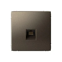 Systeme Electric ArtGallery Мокко Розетка компьютерная RJ45, кат. 6A, механизм