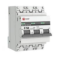 EKF PROxima ВА 47-63 Автоматический выключатель  (С) 3P 50А 4,5kA