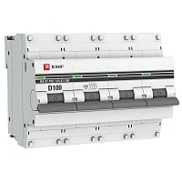 EKF PROxima ВА 47-100 Автоматический выключатель  (D) 4P 100А 10kA