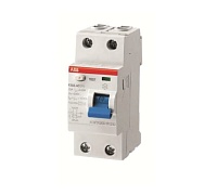 УЗО ABB F202AC-100/0,1 2P 100A 100mA тип AC