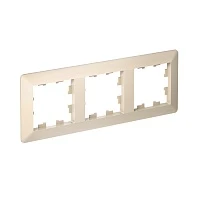 Systeme Electric AtlasDesign Air Бежевый/дымчатый белый Рамка 3-ая