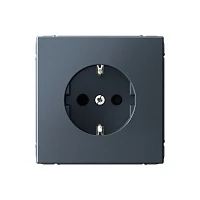 Systeme Electric ArtGallery Грифель Розетка с заземлением со шторками, 16А, механизм, быстрозажим. к