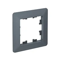 Systeme Electric AtlasDesign Air Грифель/дымчатый черный Рамка 1-ая