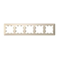Systeme Electric AtlasDesign Air Бежевый/дымчатый белый Рамка 5-ая