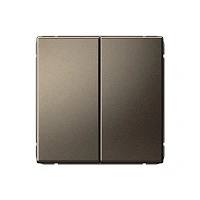 Systeme Electric ArtGallery Мокко Выключатель 2-клавишный, сх.5, 10АХ, механизм