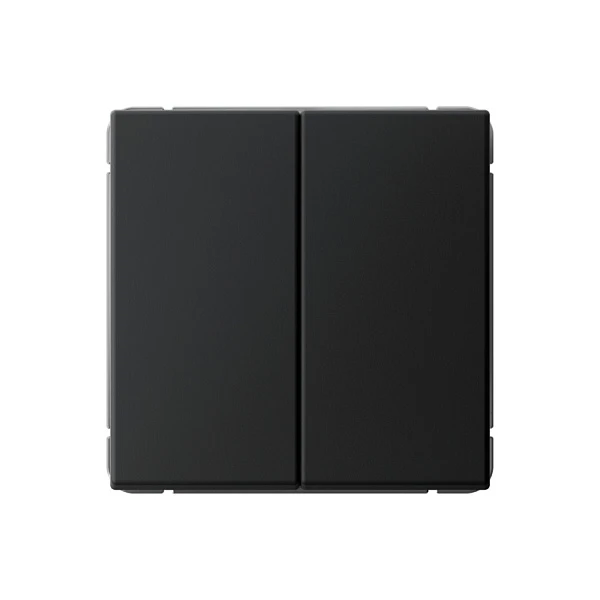 Systeme Electric ArtGallery Карбон Выключатель 2-клавишный, сх.5, 10АХ, механизм