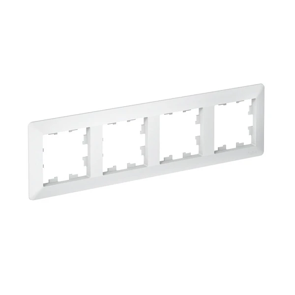 Systeme Electric AtlasDesign Air Лотос/дымчатый белый Рамка 4-ая