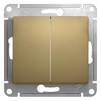 Выключатель Schneider Electric Glossa Титан 2-кл, сх.5, 10АХ