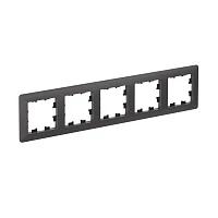 Systeme Electric AtlasDesign Air Базальт/дымчатый черный Рамка 5-ая
