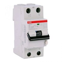 Дифференциальный автомат ABB DS201 1P+N A30 C 25A 30mA тип А 6kA