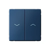 Systeme Electric ArtGallery Аквамарин Выключатель 2-клавишный для жалюзи, 2х сх.4, 10А, механизм