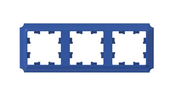 Systeme Electric AtlasDesign Antique Аквамарин Рамка 3-ая, универсальная