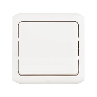 Переключатель проходной Legrand Quteo IP44 белый