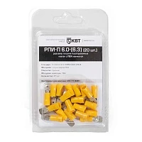 КВТ Разъем плоский РПИ-П 6,0-(6,3) (уп.100)