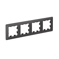 Systeme Electric AtlasDesign Air Базальт/дымчатый черный Рамка 4-ая