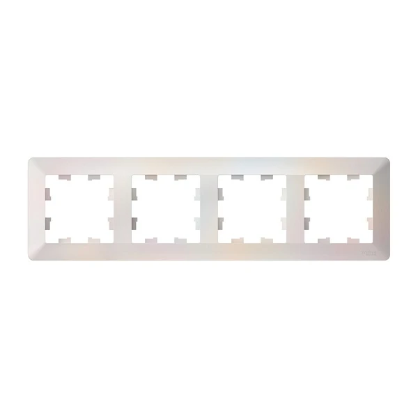 Systeme Electric AtlasDesign Air Жемчуг/дымчатый белый Рамка 4-ая