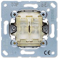 Переключатель проходной Jung LS Мех 2-кл возвратно нажимной