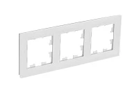 Systeme Electric AtlasDesign Nature Натуральное стекло Белый Рамка 3-ая