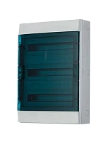 Шкаф влагозащищенный настенный ABB Mistral65 54М (3х18) прозрачная дверь с клеммным блоком 65P18X32A