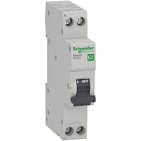 Дифференциальный автомат Schneider Electric Easy9 1P+N 25А 30мА C тип AC 4 однополюсный,5кА