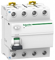 УЗО Schneider Electric Acti 9 iID 4P 25A 30mA тип A