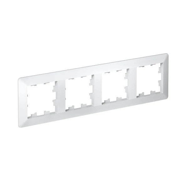 Systeme Electric AtlasDesign Air Белый/дымчатый белый Рамка 4-ая