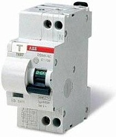 Дифференциальный автомат ABB DS201 1P+N AC-C10A 30mA 4,5kA L H